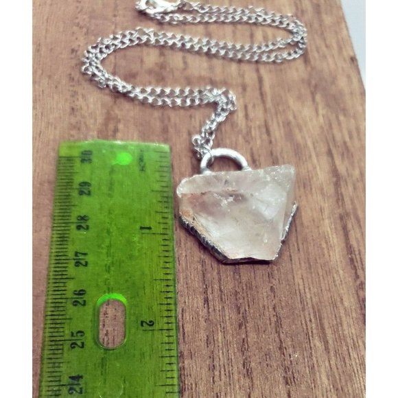 Flourite crystal Necklace handmade gothic metalwork - Picture 9 of 11